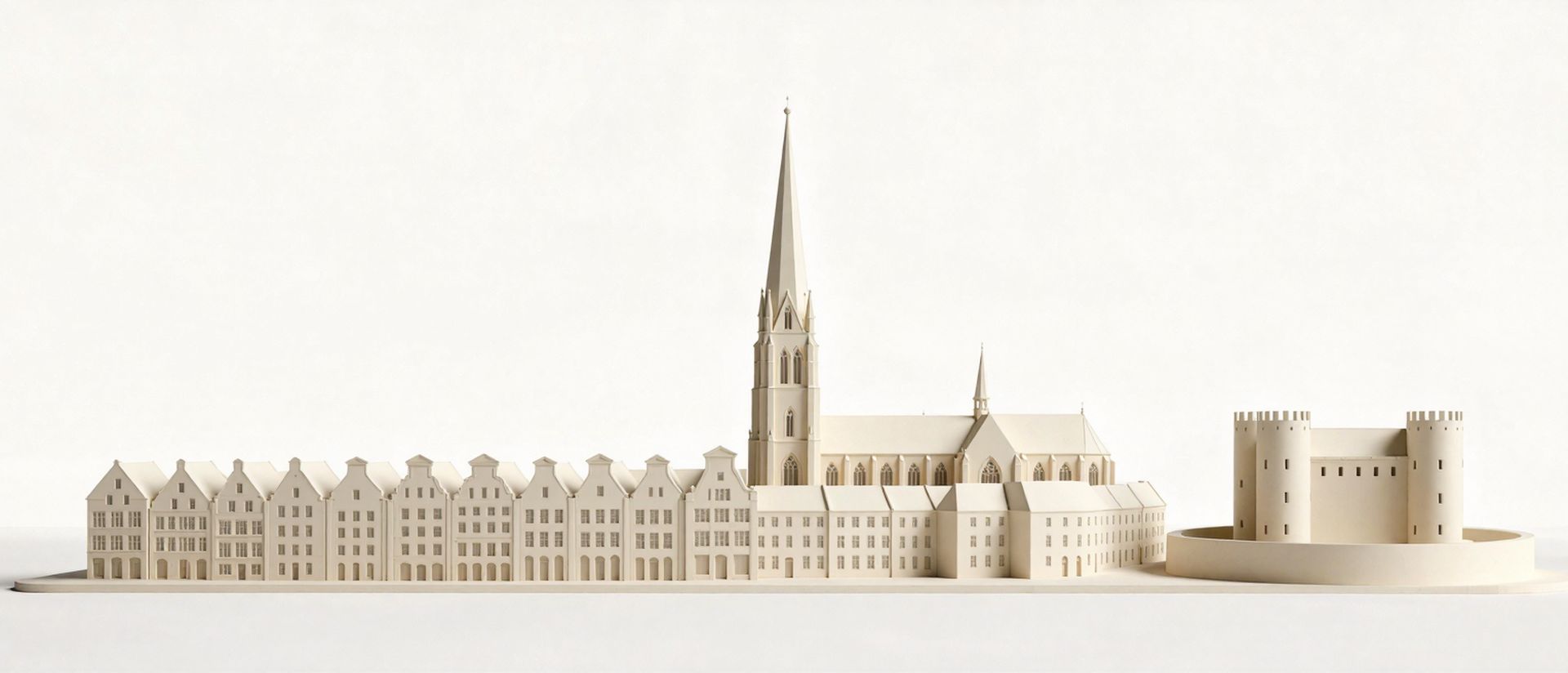 Weiterbildung Krefeld Geförderte Weiterbildung in Krefeld — Wahrzeichen von Krefeld als Architekturmodell