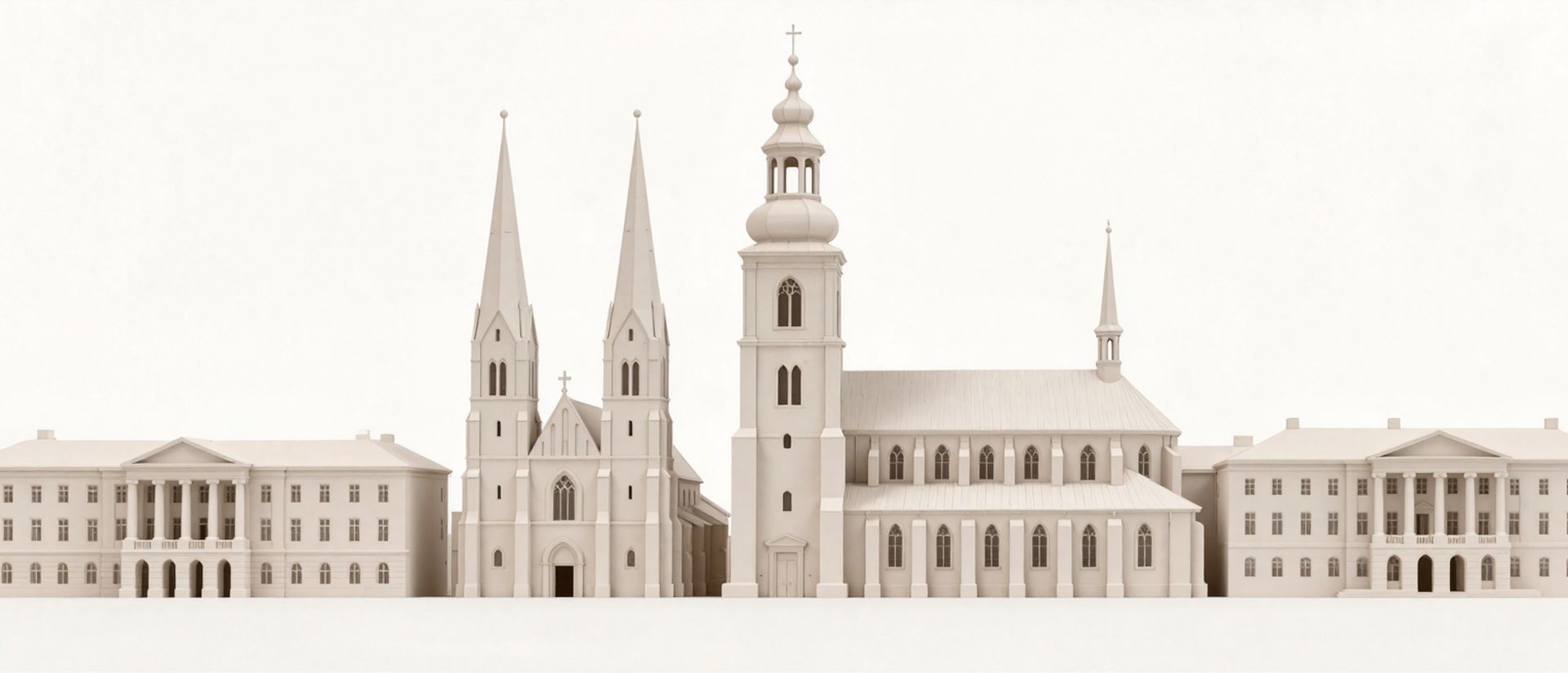 Geförderte Weiterbildung in Oldenburg — Wahrzeichen von Oldenburg als Architekturmodell