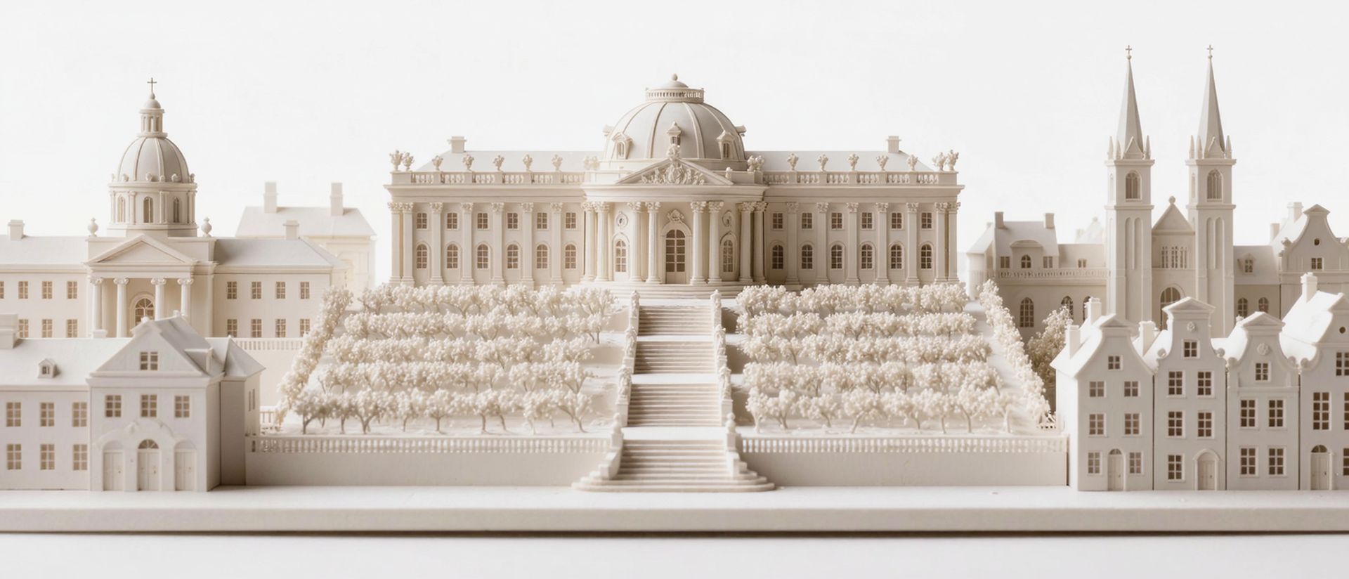 Geförderte Weiterbildung in Potsdam — Wahrzeichen von Potsdam als Architekturmodell